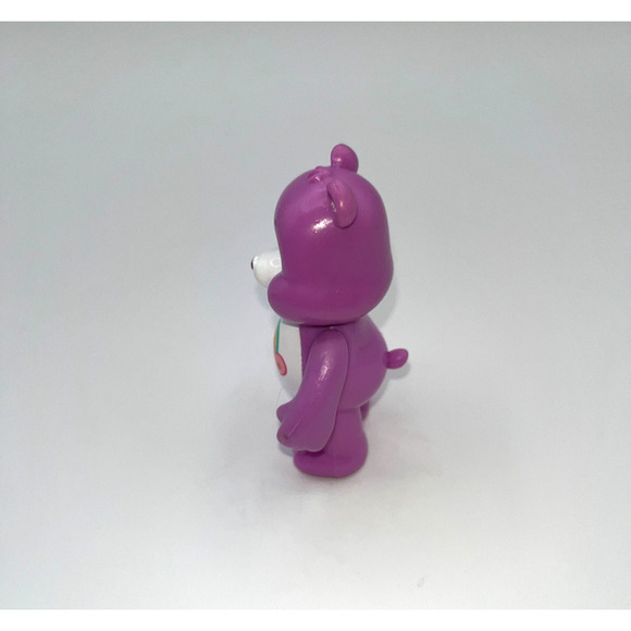Vintage Care Bears Share Bear Purple Plastic Figure Cake Topper Cupcake Topper - Picture 3 of 7
